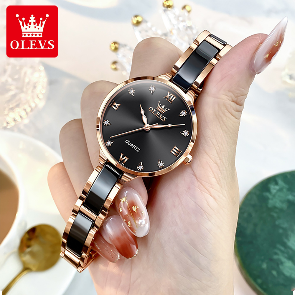 OLEVS 5872 Women Watches Quart - đánh giá và giá Jewelry For Watches