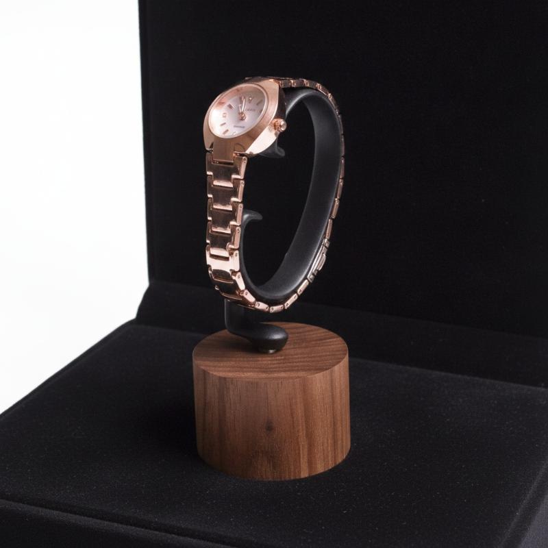 1PCS Solid Wood C‑Shaped Watch - đánh giá và giá Jewelry And Watches Inc